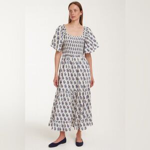 Elegant Floral Maxi Dress NWOT